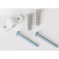 U-CLIP WALL MOUNT METAL WHITE