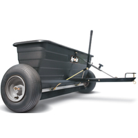 Tow-Behind Drop Spreader 175 lb Poly Hopper