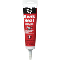 Clear Kitchen & Bath Adhesive Caulk 5.5 oz Tube Mold & Mildew Resistant