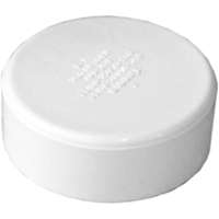 PIPE CAP HUB PVC WHITE 2IN