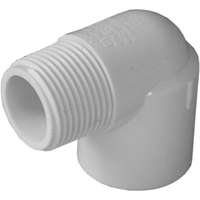 3/4 in PVC Sch 40 90 Degree Street Elbow Slip x MIP
