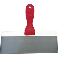 Pro-Style 8 in Blue Steel Drywall Taping Knife with Contoured Handle