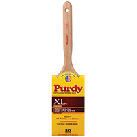 3 in XL Bow Trim Paint Brush, Fluted Handle, Copper Ferrule