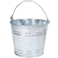 Dover 12 Qt Hot-Dip Galvanized Steel Water Bucket