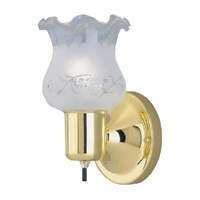 FIXTURE WALL 1LT POLBRSS MED