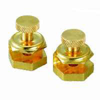 GAUGE STAIR CLAMP 2PC BRASS
