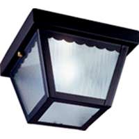 BOSTON HARBOR 6276BK3L IMPACT PORCH  LIGHT  FIXTURE 40W