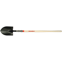 SHOVEL RND PT WOOD HANDLE 48IN