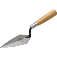 Pointing Trowel 6 x 2-3/4 in High Carbon Steel Blade Wood Handle