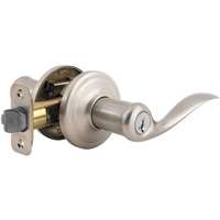 Tustin Keyed Entry Lever Door Lock, Satin Nickel