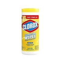 Disinfecting Wipes Lemon Scent 8 x 7 in 35 Count Canister