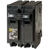 CIRCUIT BREAKER HOM 2P 1IN 50A