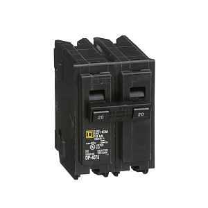 CIRCUIT BREAKER HOM 2P 1IN 20A