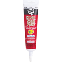 Kwik Seal Plus Kitchen & Bath Adhesive Sealant, Clear 5.5 oz Tube