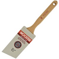 2-1/2 in Angle Sash Nylon/Poly Paint Brush, Firm Blend