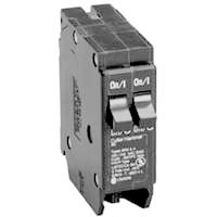 CIRCUIT BRKR BD 1P DPLX 15/15A