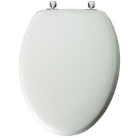 TOILET SEAT ELONG WOOD WHITE