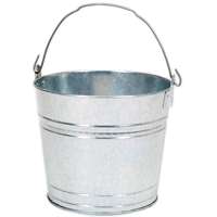 BUCKET WATER GALV MTL 10 QT