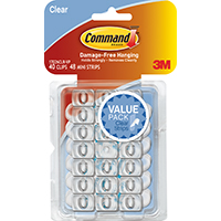 CLIP DECORATING ADH VP CLEAR