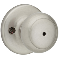 Cove Privacy Door Knob Satin Nickel for 1-3/8 to 1-3/4 in Doors