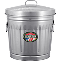 10 GAL STEEL TRASH CAN