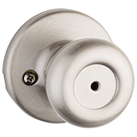 Tylo Privacy Door Knob, Satin Nickel, Fits 1-3/8 to 1-3/4 in Doors