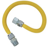 36" YELLOW GAS LINE 3/4"MX3/4"F