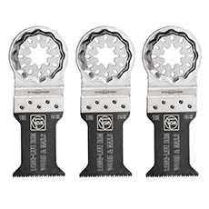 Bi-Metal Oscillating Saw Blade 1-3/8 in x 2 in, 3-Pack Long Life