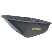 5 Cu Ft Poly Wheelbarrow Tray with Handles