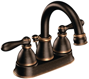 Caldwell 2-Handle Centerset Bathroom Faucet, Mediterranean Bronze