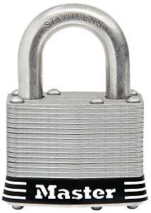 2 in Stainless Steel Keyed Padlock with Stainless Steel Shackle