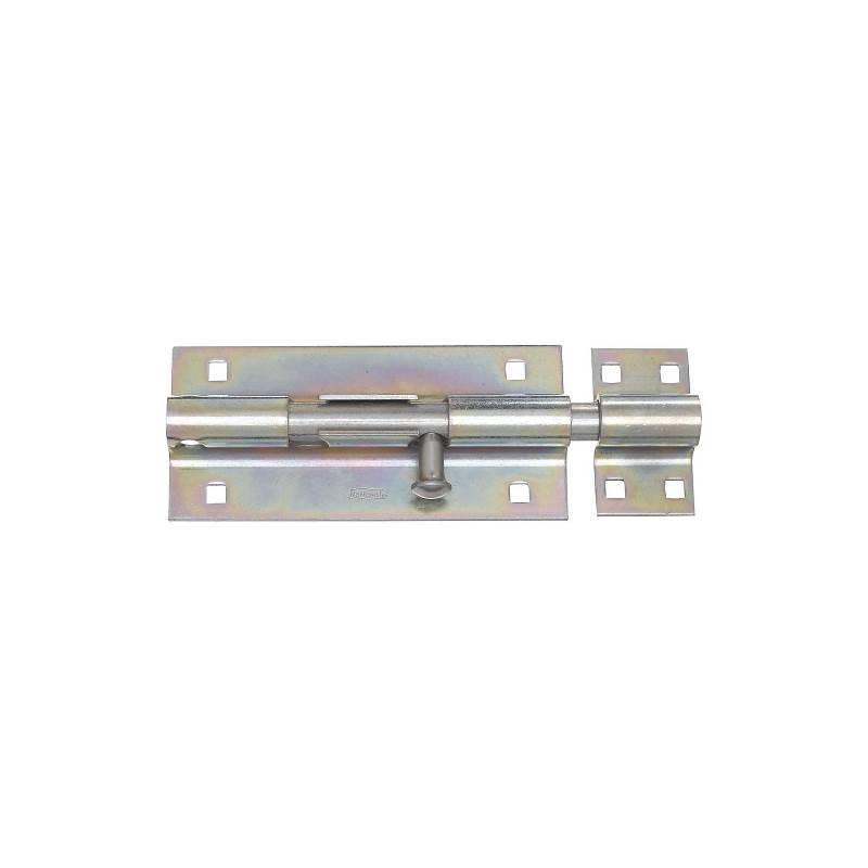 Extra Heavy 8 in Zinc-Plated Steel Barrel Door Bolt, 0.6 in Diameter