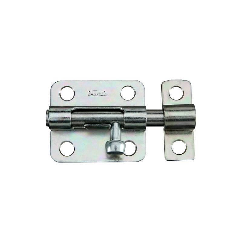 Zinc-Plated Steel Barrel Bolt 2-1/2 in for Lightweight Doors
