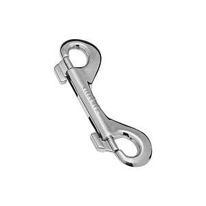 Double Bolt Snap 3-15/16 in Chrome/Nickel Plated Die Cast Zinc 100 lb