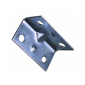 Double Wide Corner Brace Zinc Plated 1-1/2 x 3/4 in Steel