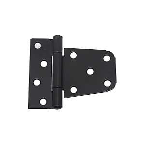 Extra Heavy Black Steel Gate Hinge 3-1/2 in, 35 lb Capacity