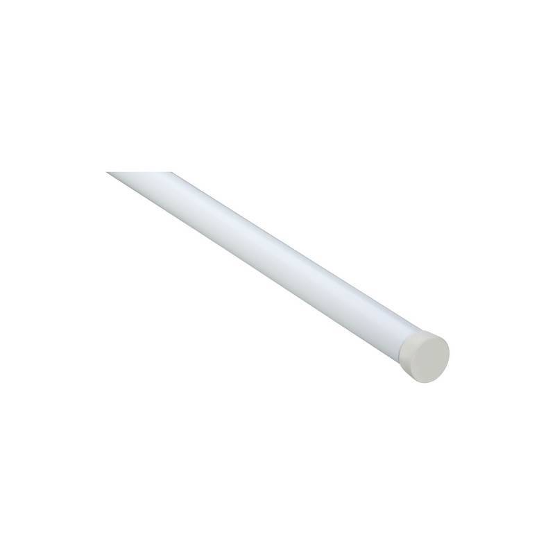Steel Closet Rod 1-1/4 in Diameter x 6 ft Length, White