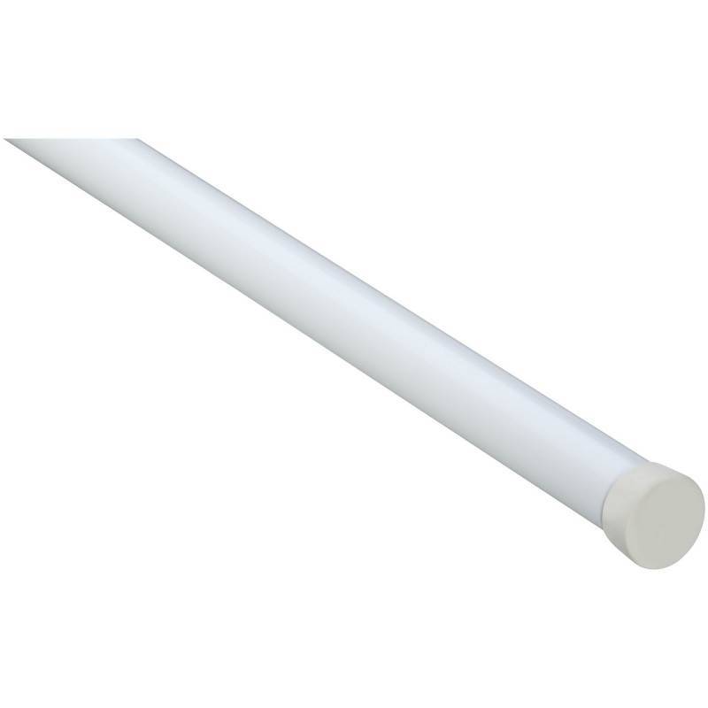 White Steel Closet Rod 1-1/4 in Diameter x 8 ft Length