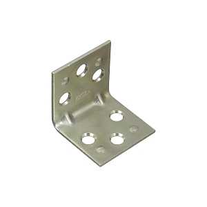 Double Wide Corner Brace 1-1/2 in Zinc Plated Steel Reinforcing Bracket