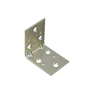 Double Wide Corner Brace 2 x 1-1/2 in Zinc Plated Steel