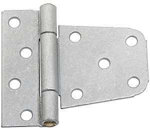 3-1/2 in Galvanized Steel Gate Hinge, 48 lb Capacity