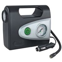 12V Tire Inflator with Gauge and LED Light