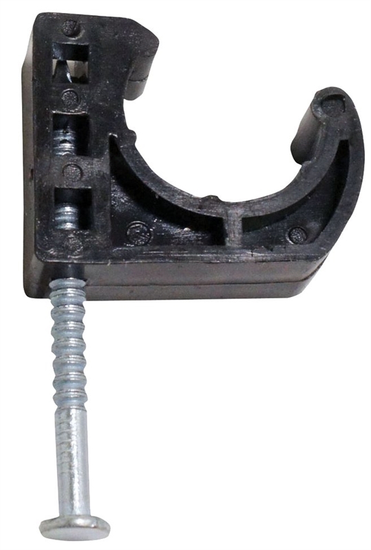 1/2 in Poly Alloy J-Hook, Black (10-Pack)