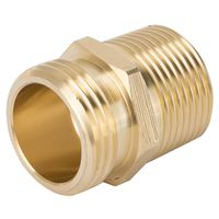 Brass Hose Connector 3/4 NH x 3/4 MNPT x 1/2 FNPT Adapter