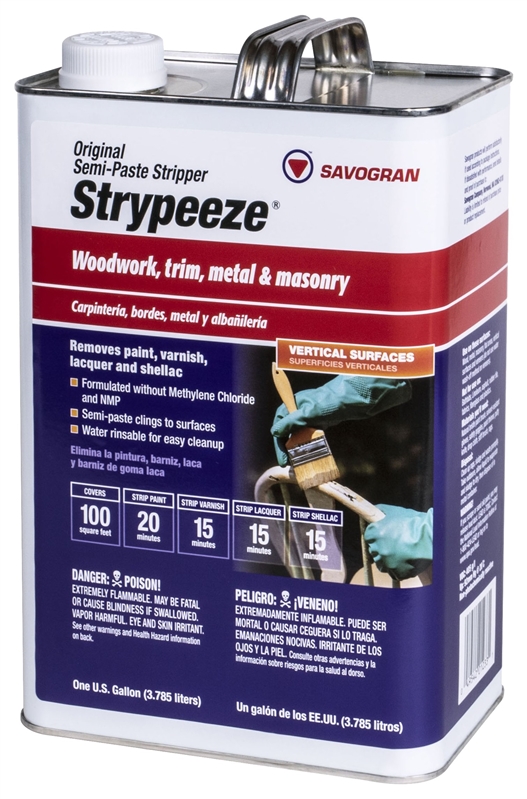 Strypeeze Paint & Varnish Remover 1 Gallon Semi-Paste