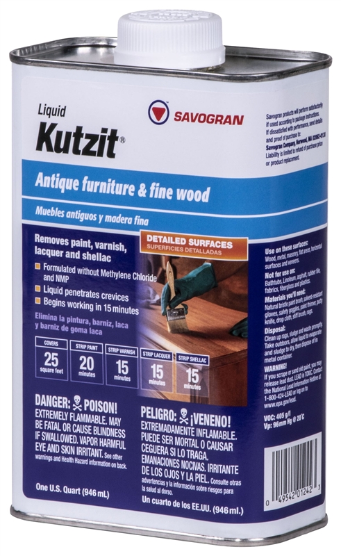 Liquid Paint & Varnish Remover, 1 Quart