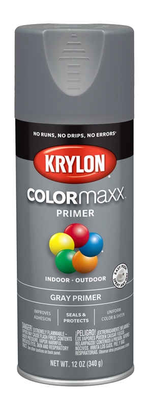 Gray Primer Spray Paint, 12 oz