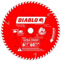 6-1/2 in 60-Tooth Ultra Finish Circular Saw Blade, 5/8 in Arbor