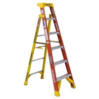 6 ft Fiberglass Leaning Ladder Type IA 300 lb Duty Rating
