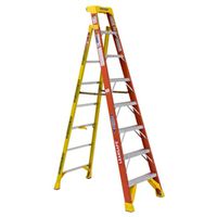 8 ft Fiberglass Leaning Stepladder Type IA 300 lb